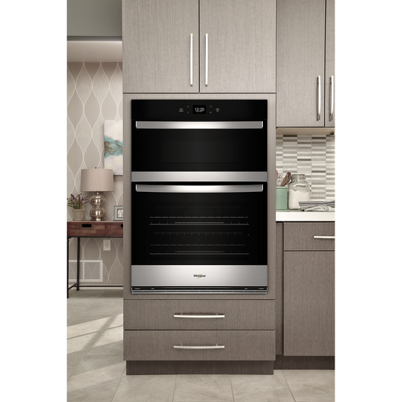 Whirlpool® Four mural combiné avec friture à air si connecté - 6.4 pi cu total WOEC5030LZ