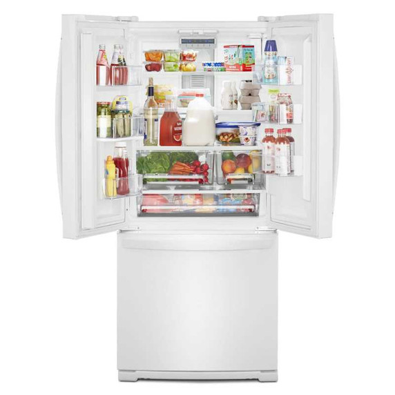 Whirlpool® 30-inch Wide French Door Refrigerator - 20 cu. ft. WRF560SFHW