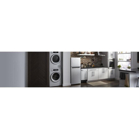 Whirlpool® 24-inch Wide Small Space Top-Freezer Refrigerator - 11.6 cu. ft. WRT112CZJZ