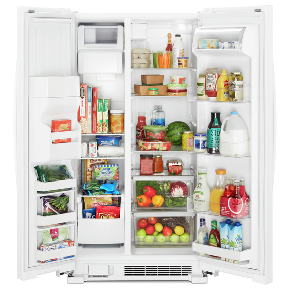 Whirlpool® 36-inch Wide Side-by-Side Refrigerator - 25 cu. ft. WRS335SDHW