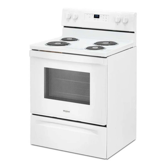 4.8 cu. ft. Whirlpool® electric range with Keep Warm setting YWFC315S0JW