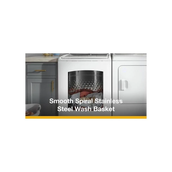 Whirlpool® 5.4 - 5.5 Cu. Ft. I.E.C. Capacity Top Load Washer with Removable Agitator WTW5057LW