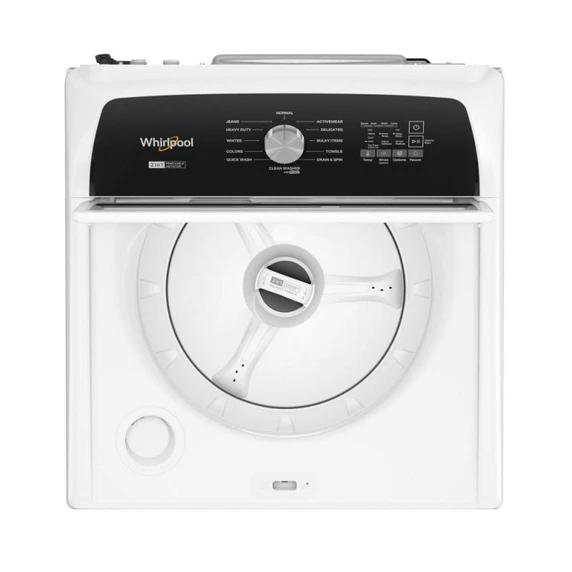 Whirlpool® 5.4 - 5.5 Cu. Ft. I.E.C. Capacity Top Load Washer with Removable Agitator WTW5057LW