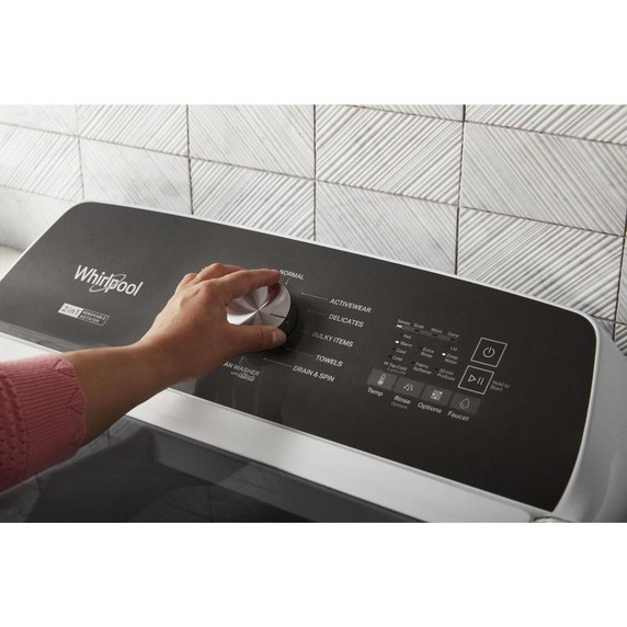 Whirlpool® 5.4 - 5.5 Cu. Ft. Capacity Top Load Washer with Removable Agitator WTW5057LW Whirlpool® 5.4 - 5.5 Cu. Ft. Capacity Top Load Washer with Removable Agitator WTW5057LW