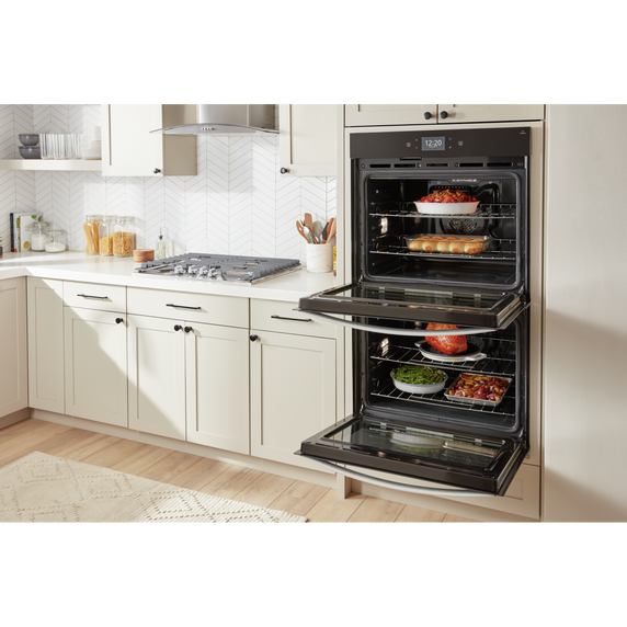 Whirlpool® 10.0 Cu. Ft. Double Smart Wall Oven with Air Fry WOED7030PV