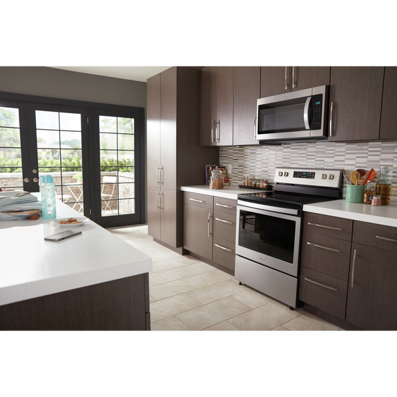 Whirlpool® 1.7 cu. ft. Microwave Hood Combination with Electronic Touch Controls YWMH31017HS