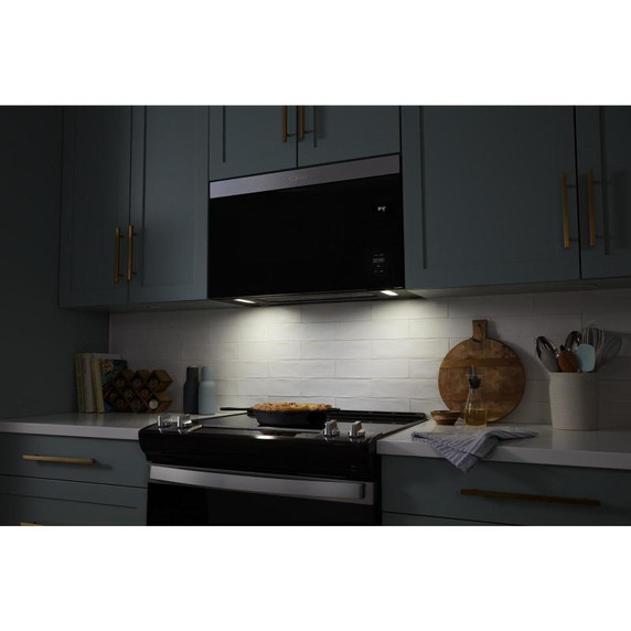Whirlpool® Flush Mount Over-the-Range Microwave with Turntable-Free Design YWMMF5930PW