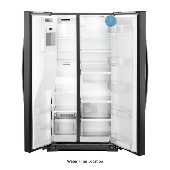 Whirlpool® 36-inch Wide Counter Depth Side-by-Side Refrigerator - 21 cu. ft. WRS571CIHB