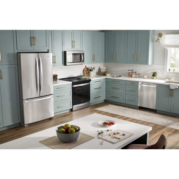 Whirlpool® 24” Stainless Steel Dishwasher with AI Intelligent Wash and Tall Top Rack WDT740SALZ