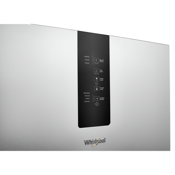 Whirlpool® 24-inch Wide Bottom-Freezer Refrigerator - 12.9 cu. ft. WRB543CMJZ