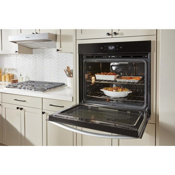 Whirlpool® 4.3 Cu. Ft. Single Wall Oven with Air Fry When Connected WOES5027LB