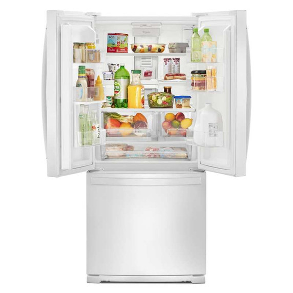 Whirlpool® 30-inch Wide French Door Refrigerator - 20 cu. ft. WRF560SEHW