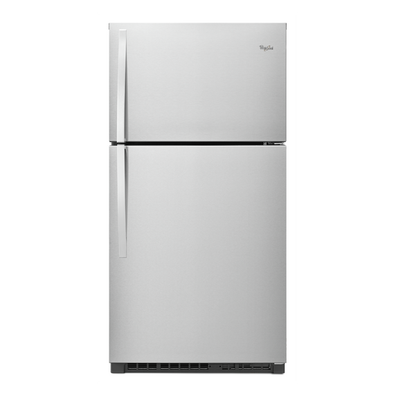 Whirlpool® 33-inch Wide Top Freezer Refrigerator - 21 cu. ft. WRT541SZDM