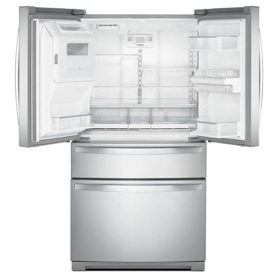 Whirlpool® 36-inch Wide 4 Door Refrigerator with Prep and Store Bins - 26 Cu. Ft. WRMF7736PZ