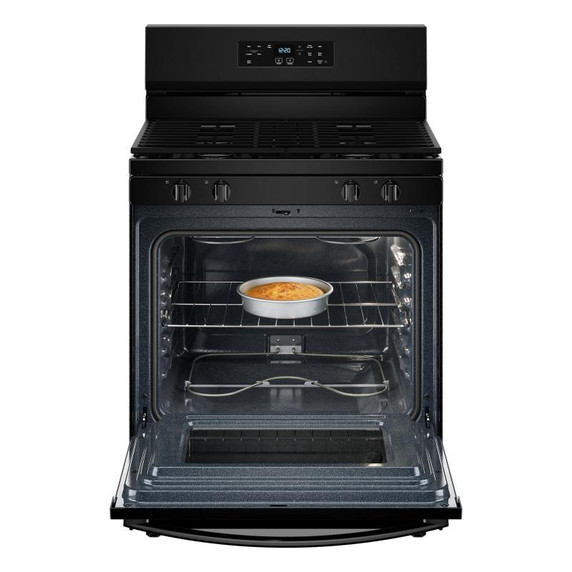 Whirlpool® 30-inch Self Clean Gas Range with No Preheat Mode WFGS3530RB