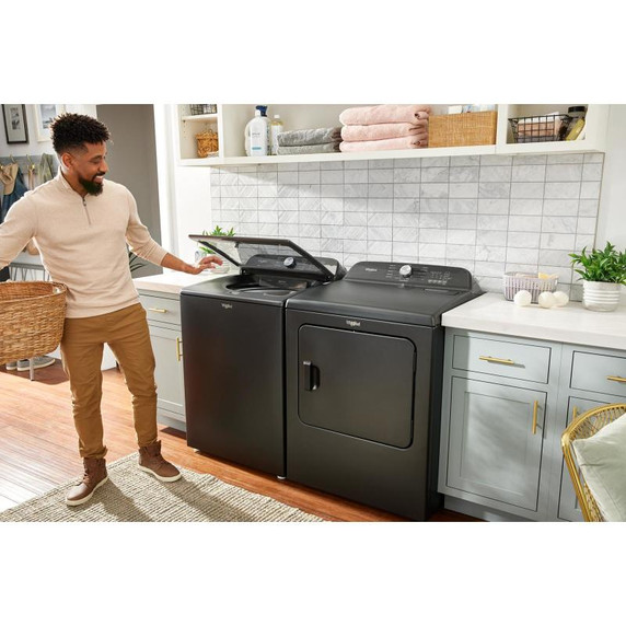 6.0-6.1 Cu. Ft. Whirlpool® Top Load Washer with Removable Agitator WTW6157PB