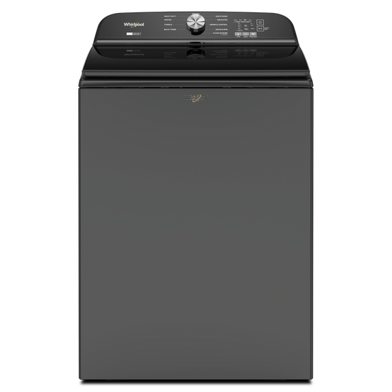 6.0-6.1 Cu. Ft. Whirlpool® Top Load Washer with Removable Agitator WTW6157PB