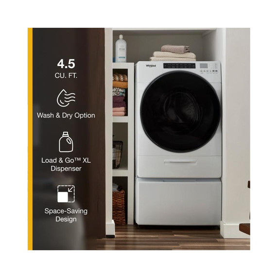 Whirlpool® 5.2 Cu. Ft. Ventless All In One Washer Dryer WFC682CLW