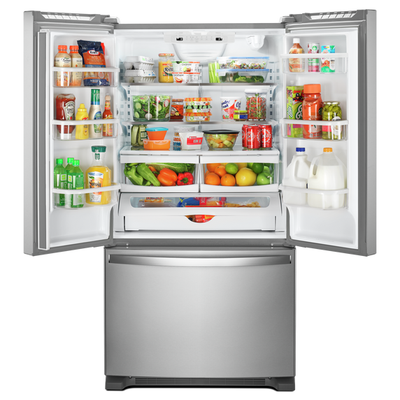 Whirlpool® 36-inch Wide French Door Refrigerator with Water Dispenser - 25 cu. ft. WRF535SWHZ