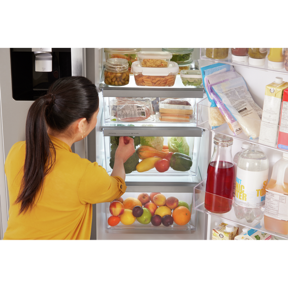 Whirlpool® 33-inch Wide Side-by-Side Refrigerator - 21 cu. ft. WRS321SDHZ