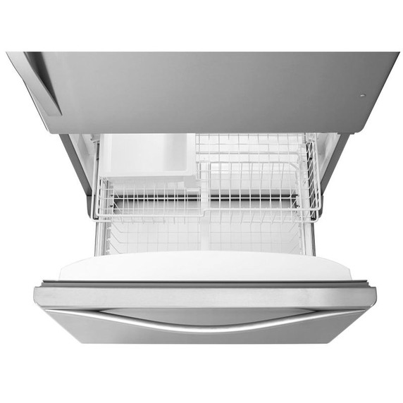 Whirlpool® 22 cu. ft. Bottom-Freezer Refrigerator with Freezer Drawer WRB322DMBM