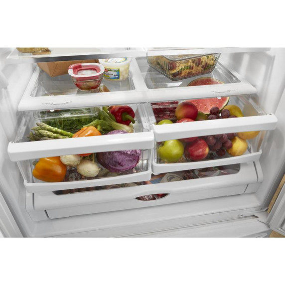 Whirlpool® 33-inch Wide French Door Refrigerator - 22 cu. ft. WRFF5333PB