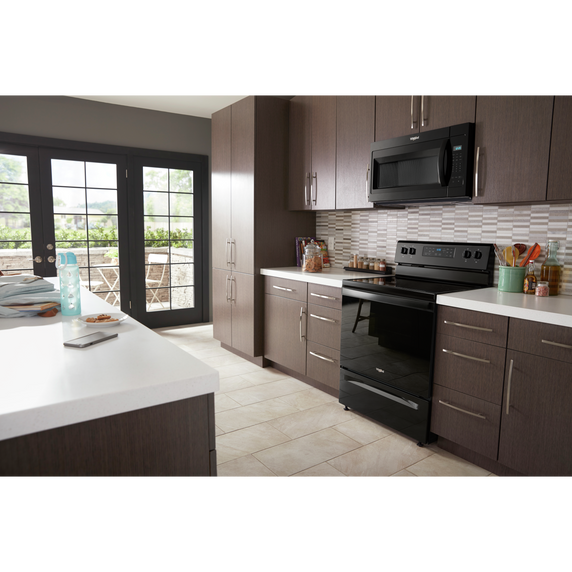 Whirlpool® 1.7 cu. ft. Microwave Hood Combination with Electronic Touch Controls YWMH31017HB