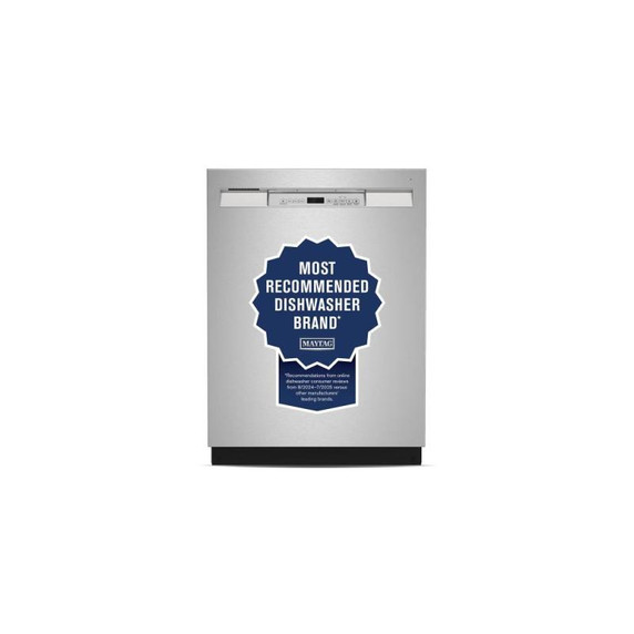 Maytag® Top Control Dishwasher with Dual Power Filtration and PowerBlast® Cycle MDB4949SKZ