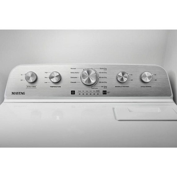 Maytag® Top Load Electric Dryer with Extra Power - 7.0 cu. ft. YMED5030MW Maytag® Top Load Electric Dryer with Extra Power - 7.0 cu. ft. YMED5030MW