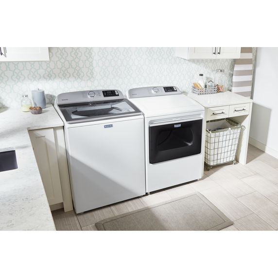 Maytag® Smart Top Load Electric Dryer with Extra Power Button - 7.4 cu. ft. YMED6230HW