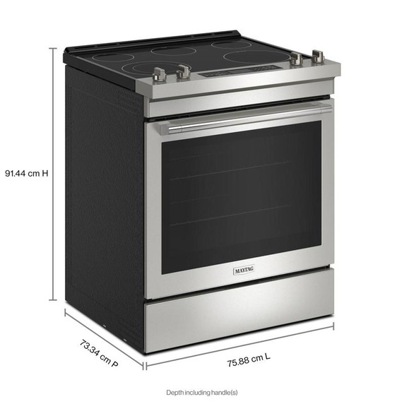 Maytag® 30-Inch Wide Slide-In Electric Range With Air Fry - 6.4 Cu. Ft. YMES8800PZ