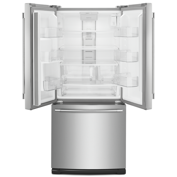 Maytag® 30-Inch Wide French Door Refrigerator with Exterior Water Dispenser- 20 Cu. Ft. MFW2055FRZ