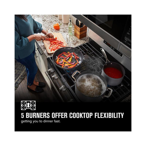 Maytag® Gas Range with Air Fryer and Basket - 5.0 cu. ft. MGR7700LZ