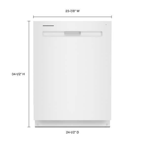 Maytag® Top control dishwasher with Third Level Rack and Dual Power Filtration MDB8959SKW