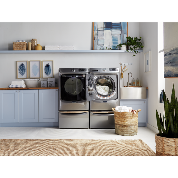 Maytag® Smart Front Load Electric Dryer with Extra Power and Advanced Moisture Sensing with industry-exclusive extra moisture sensor - 7.3 cu. ft. YMED8630HC