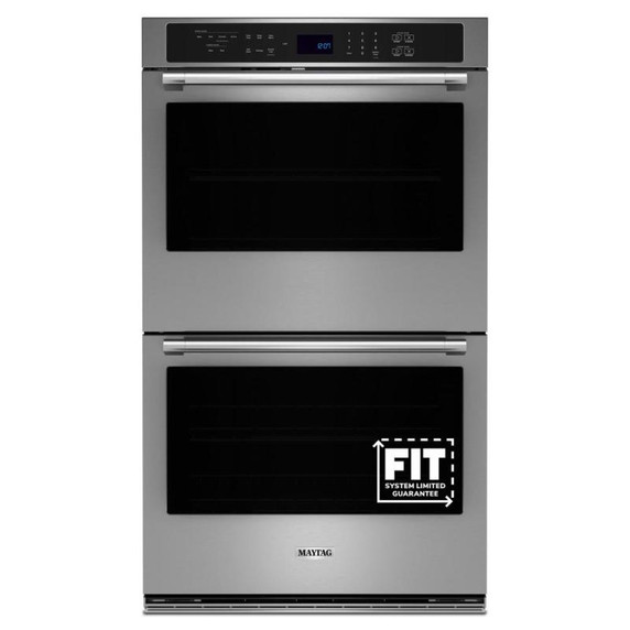 Maytag® 27-inch Double Wall Oven with Air Fry and Basket - 8.6 cu. ft. MOED6027LZ