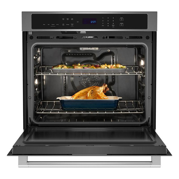 Maytag® 30-inch Single Wall Oven with Air Fry and Basket - 5.0 cu. ft. MOES6030LZ