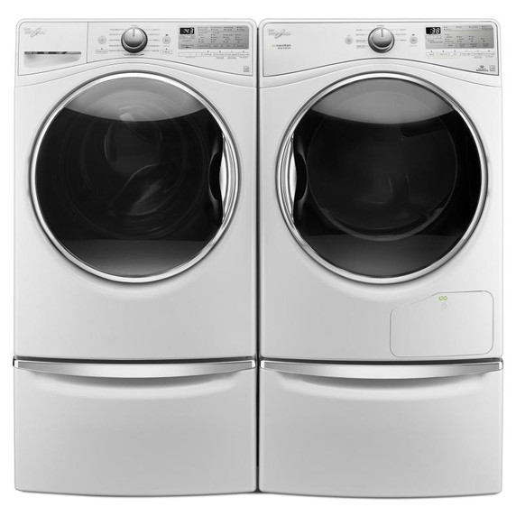 Maytag® 15.5" (39.4 cm) Pedestal for Front Load Washer and Dryer with Storage XHPC155XW Maytag® 15.5" (39.4 cm) Pedestal for Front Load Washer and Dryer with Storage XHPC155XW