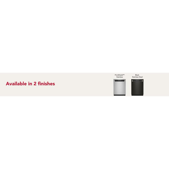 Kitchenaid® 44 dBA Dishwasher with 360° Max Jets™ Third Rack and LED Interior Lighting KDPM804KPS Kitchenaid® 44 dBA Dishwasher with 360° Max Jets™ Third Rack and LED Interior Lighting KDPM804KPS