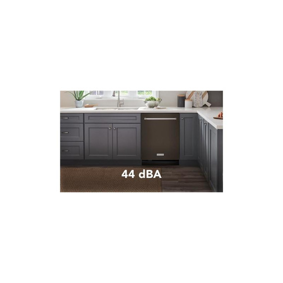 Kitchenaid® 44 dBA Dishwasher with 360° Max Jets™ Third Rack and LED Interior Lighting KDTM804KBS Kitchenaid® 44 dBA Dishwasher with 360° Max Jets™ Third Rack and LED Interior Lighting KDTM804KBS
