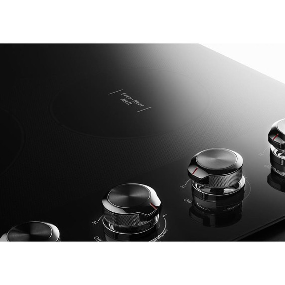 Kitchenaid® 30" Electric Cooktop with 5 Elements and Knob Controls KCES550HBL