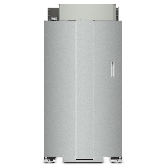 Kitchenaid® 25.5 Cu Ft. 42" Built-In Side-by-Side Refrigerator with Panel-Ready Doors KBSN702MPA Kitchenaid® 25.5 Cu Ft. 42" Built-In Side-by-Side Refrigerator with Panel-Ready Doors KBSN702MPA