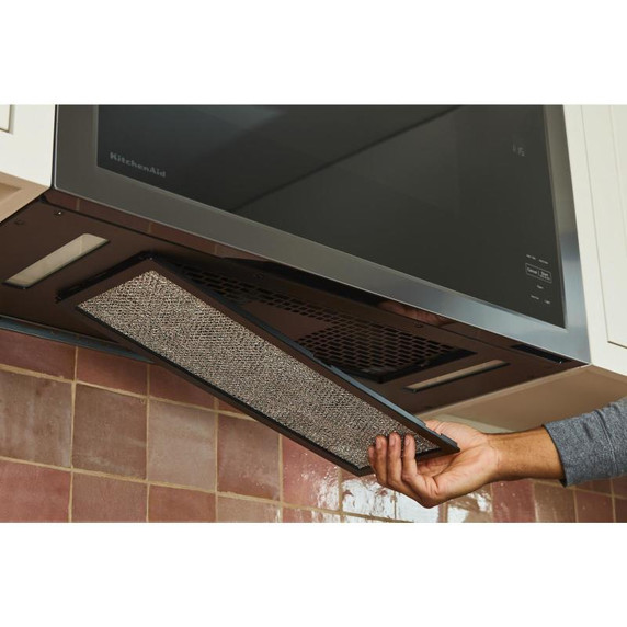 Kitchenaid® Over-The-Range Microwave with Flush Built-In Design YKMMF330PBS Kitchenaid® Over-The-Range Microwave with Flush Built-In Design YKMMF330PBS