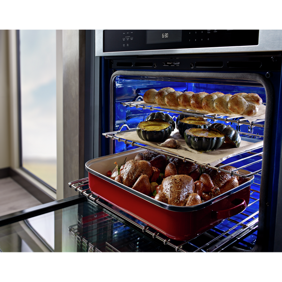 Kitchenaid® 30 Single Wall Oven with Even-Heat™ True Convection KOSE500ESS