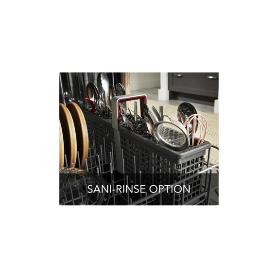 Kitchenaid® 47 dBA Two-Rack Dishwasher with ProWash™ Cycle KDFE104KWH