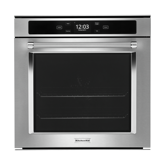 Kitchenaid® 24 Smart Single Wall Oven with True Convection YKOSC504PPS