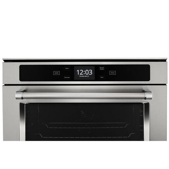 Kitchenaid® 24" Smart Single Wall Oven with True Convection YKOSC504PPS
