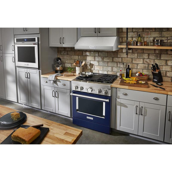 Kitchenaid® 30" 585 CFM Motor Class Commercial-Style Under-Cabinet Range Hood System KVUC600KSS