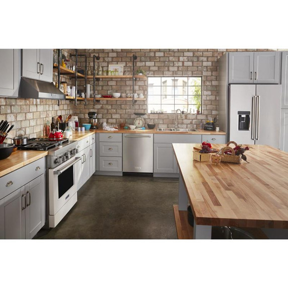 Kitchenaid® 30" 585 CFM Motor Class Commercial-Style Under-Cabinet Range Hood System KVUC600KSS