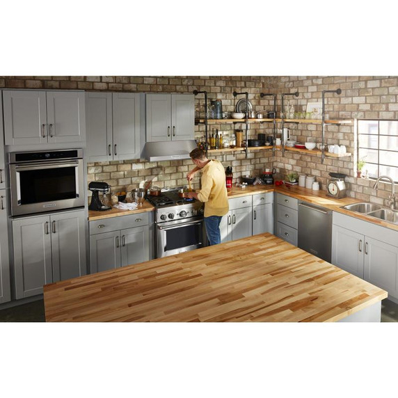 Kitchenaid® 30" 585 CFM Motor Class Commercial-Style Under-Cabinet Range Hood System KVUC600KSS